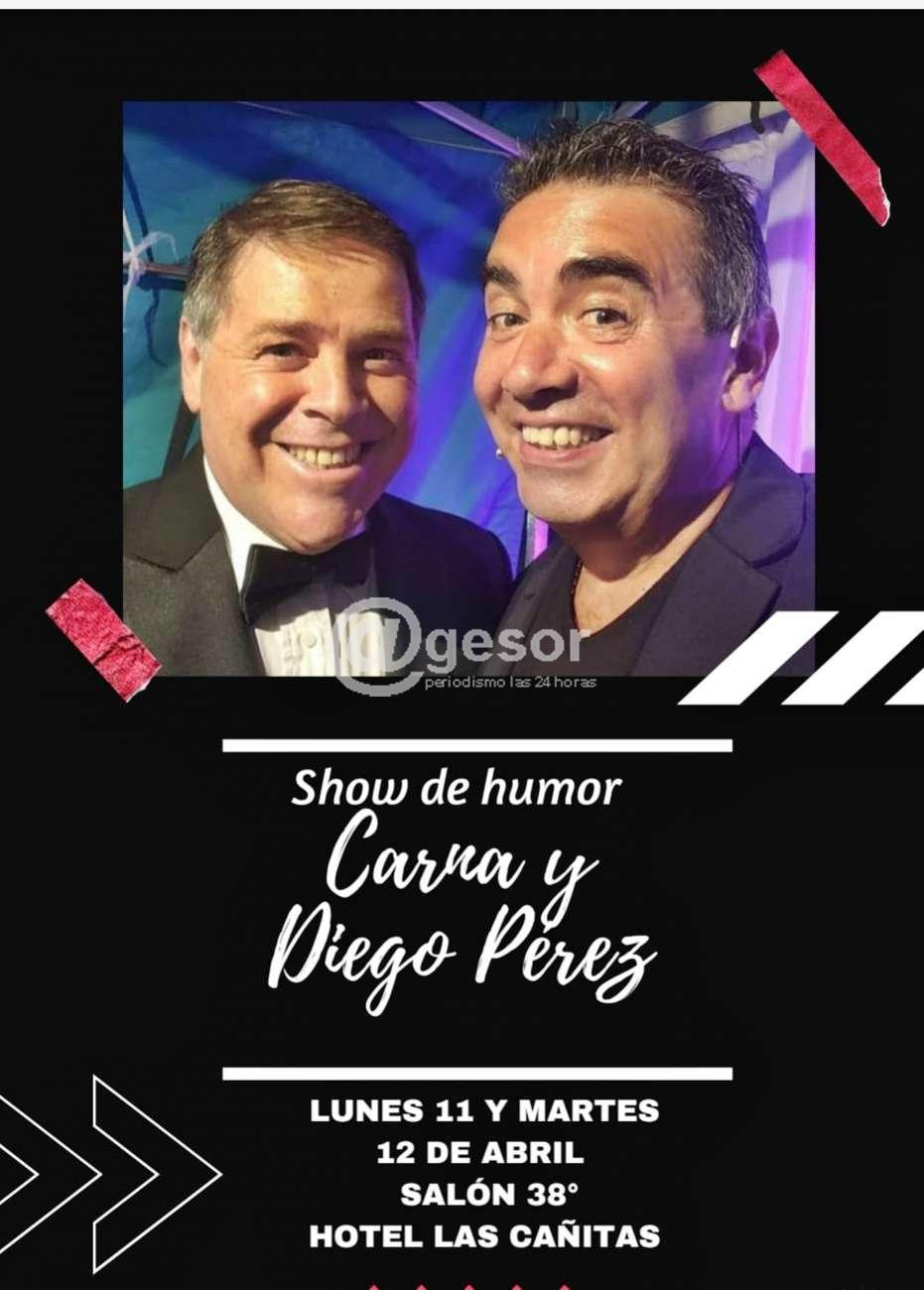 Una programación de ocho noches con reconocidos humoristas del Río de la Plata que comenzó el sábado con gran éxito!!!